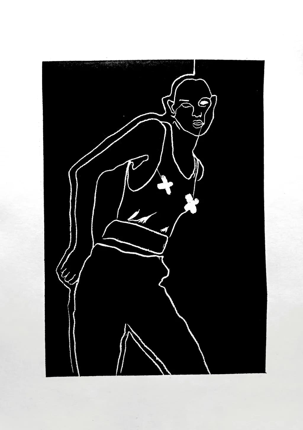 Crossed Silhouette