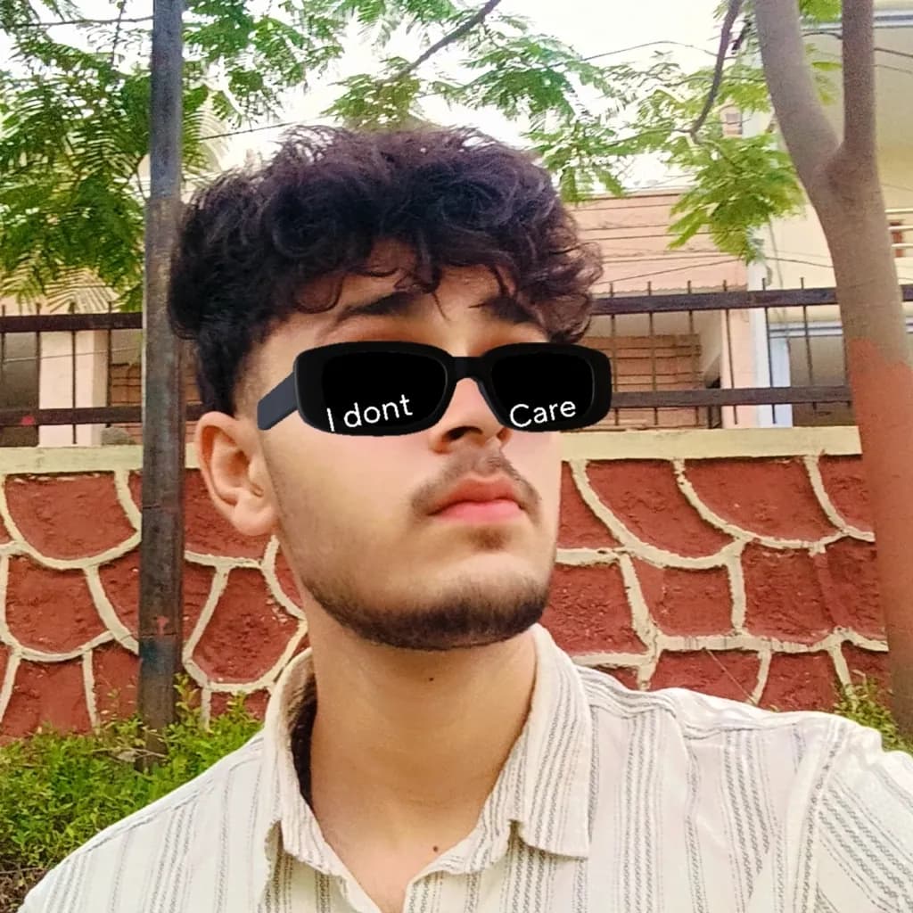 I Dont Care Sunglasses