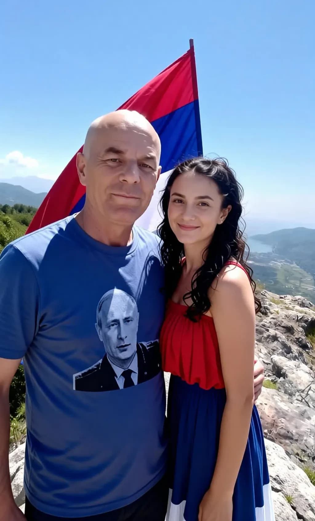 Patriotic Summit Portrait