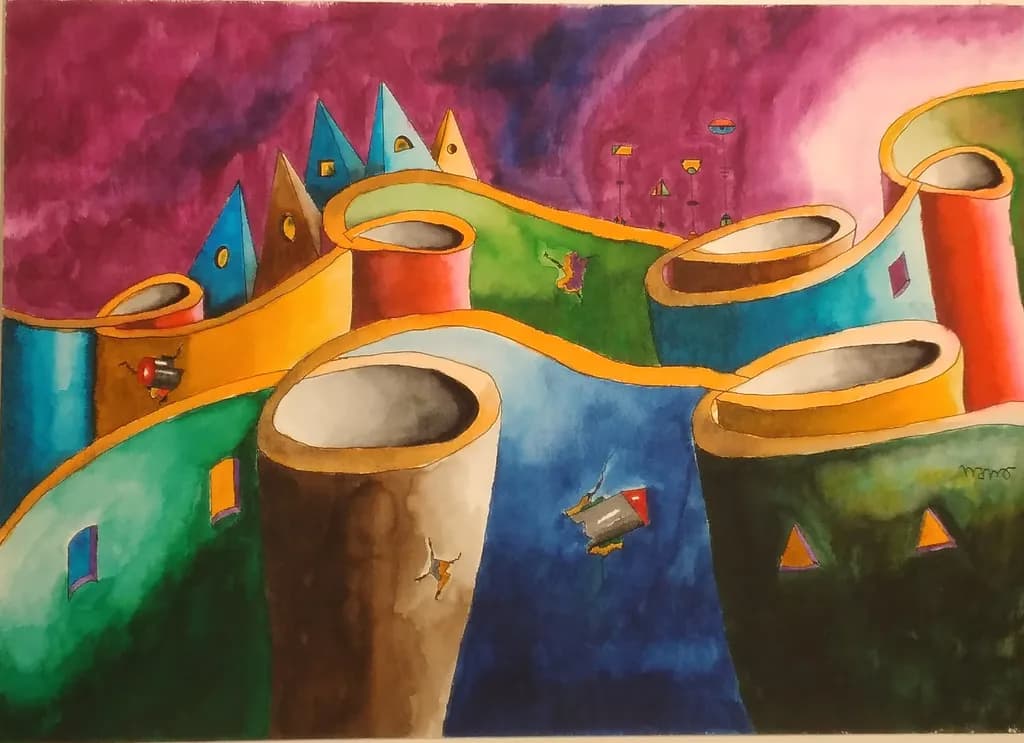 Curved Horizons