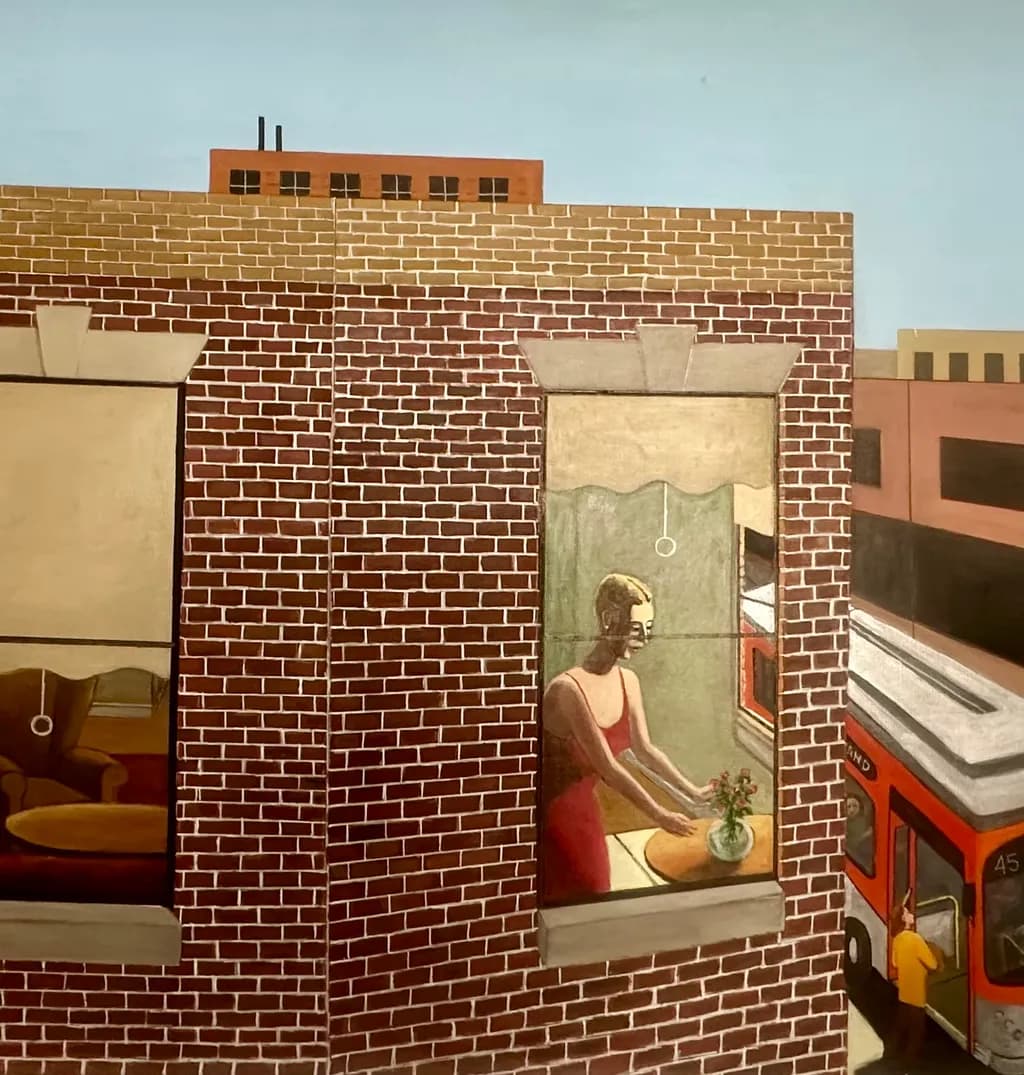 City Window Scene