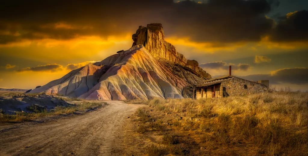 The Bardenas Ghost House