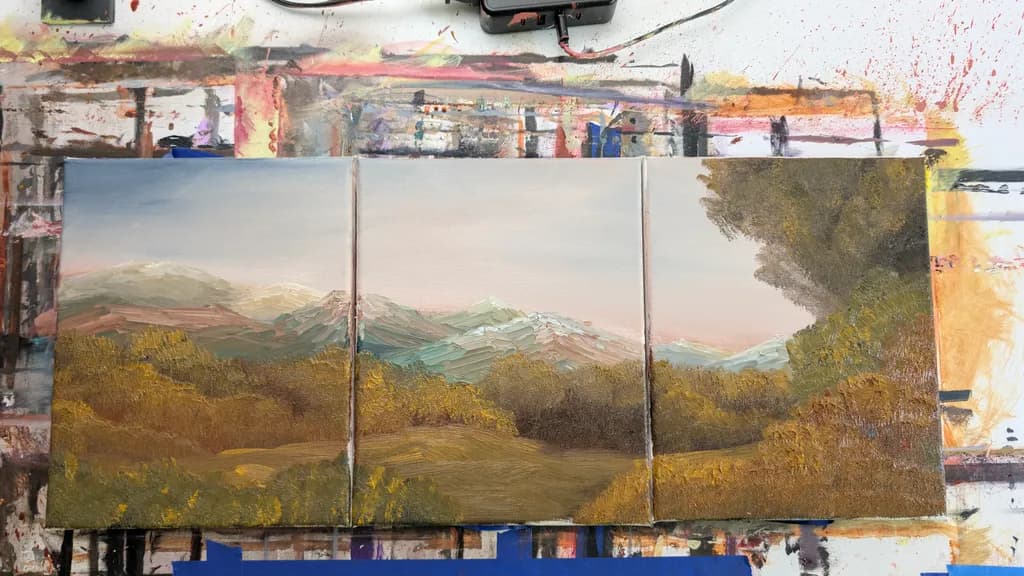 Mountain Tranquility Triptych