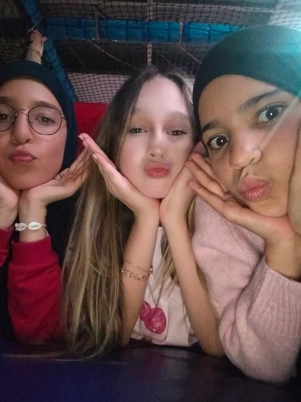 Triple Pout Pose