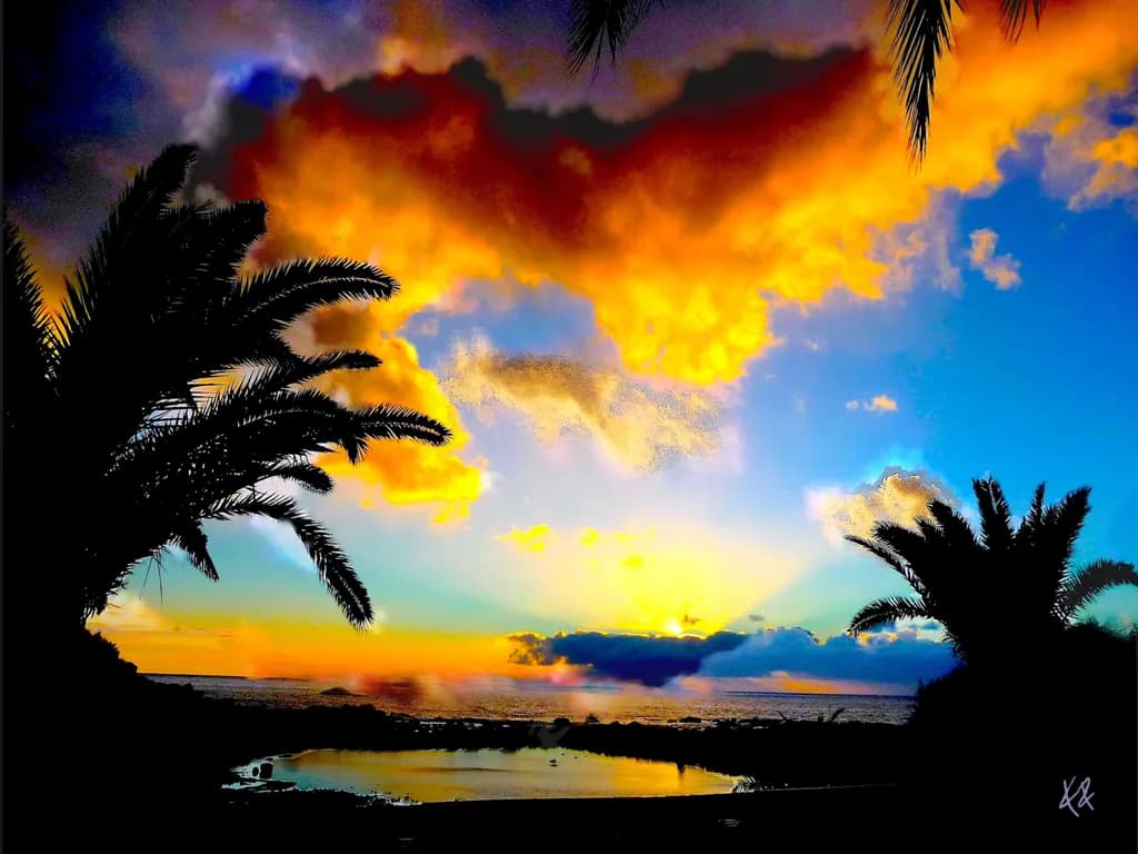 Sunset on La Gomera