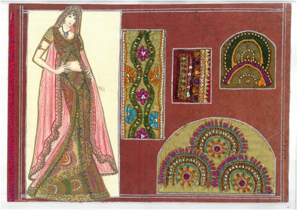 Embroidered Lehenga Design