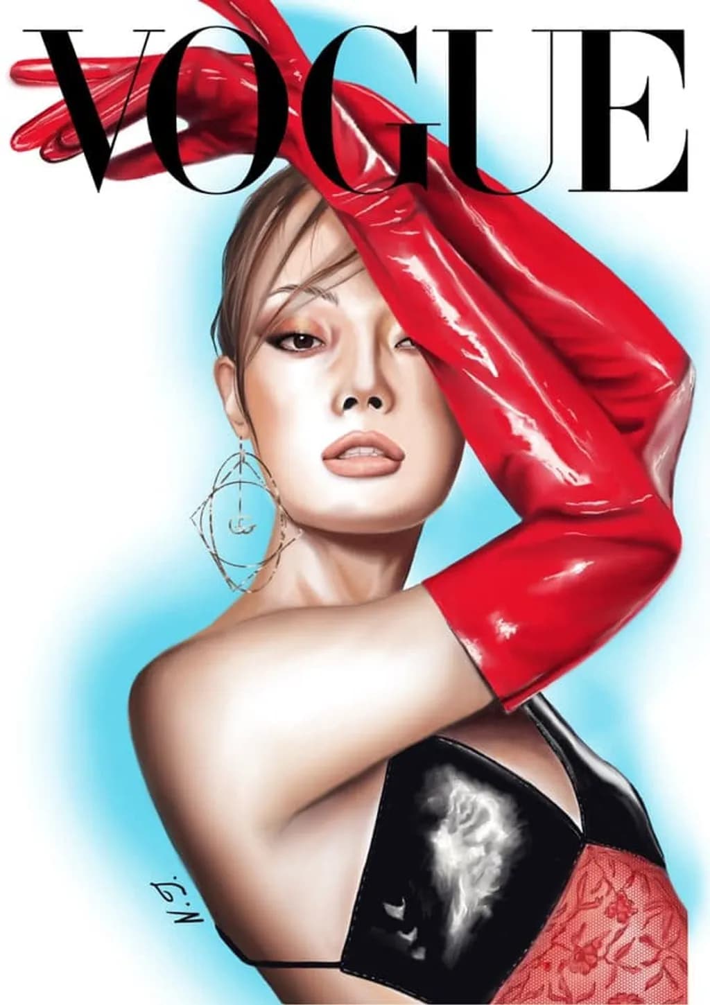 Red Glove Vogue
