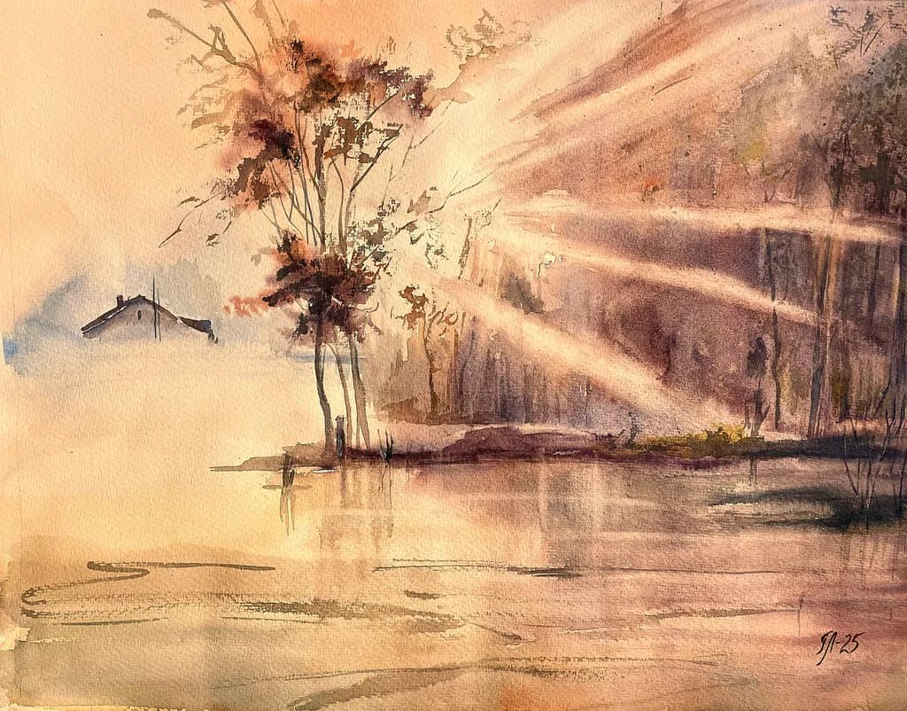 Misty Morning Glow