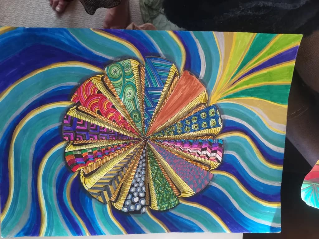 Kaleidoscopic Spiral