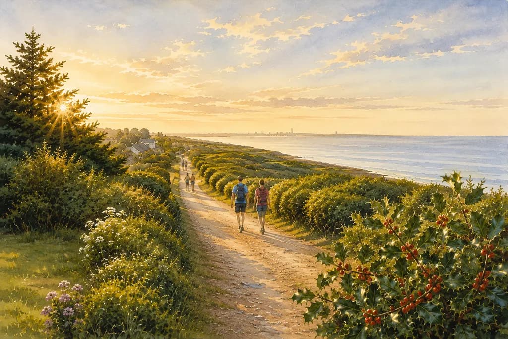 Coastal Path at Sunrise