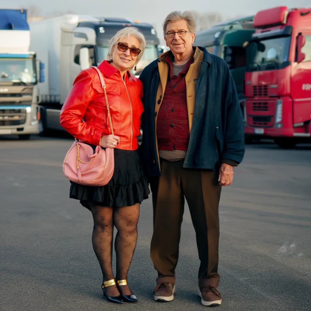Couple at the Truck Stop
