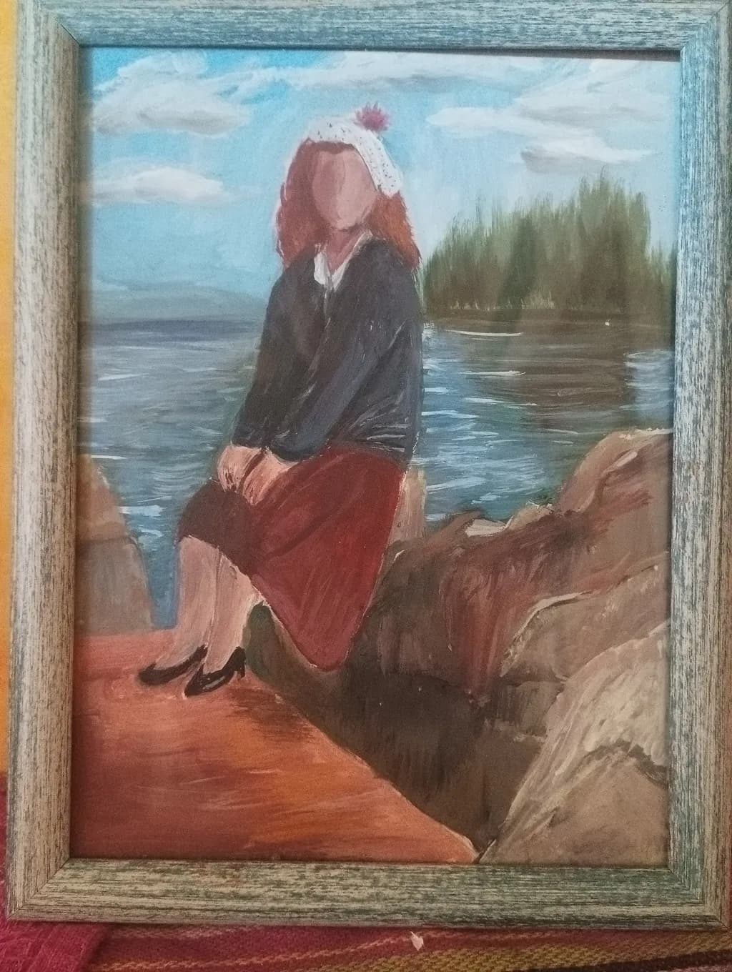 Contemplation by the Lake