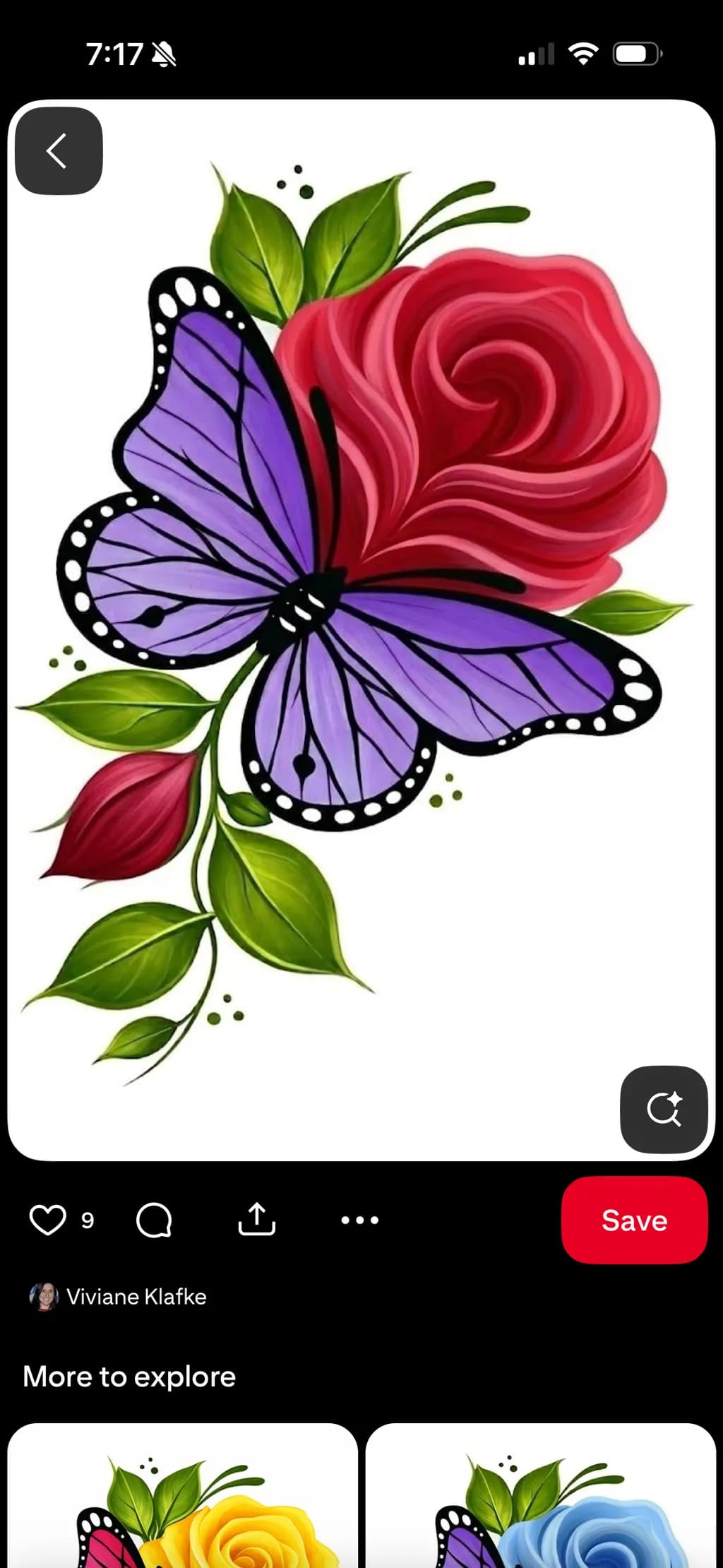 Rose and Violet Wing