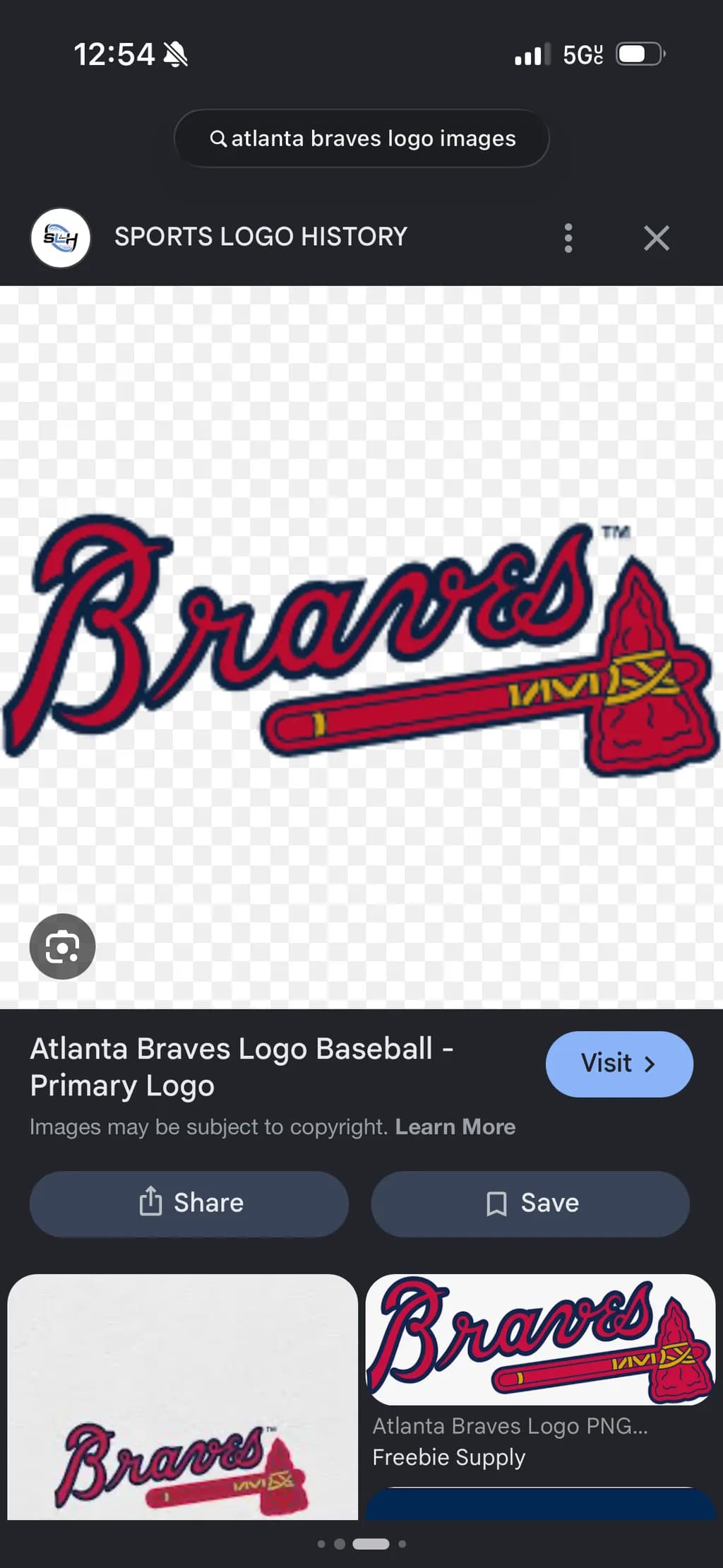 Braves Tomahawk Script