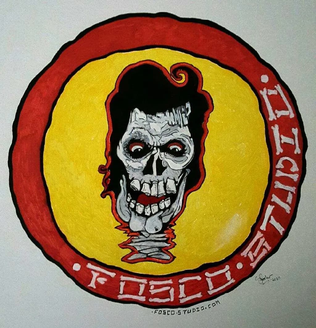 Skull Portrait Circle