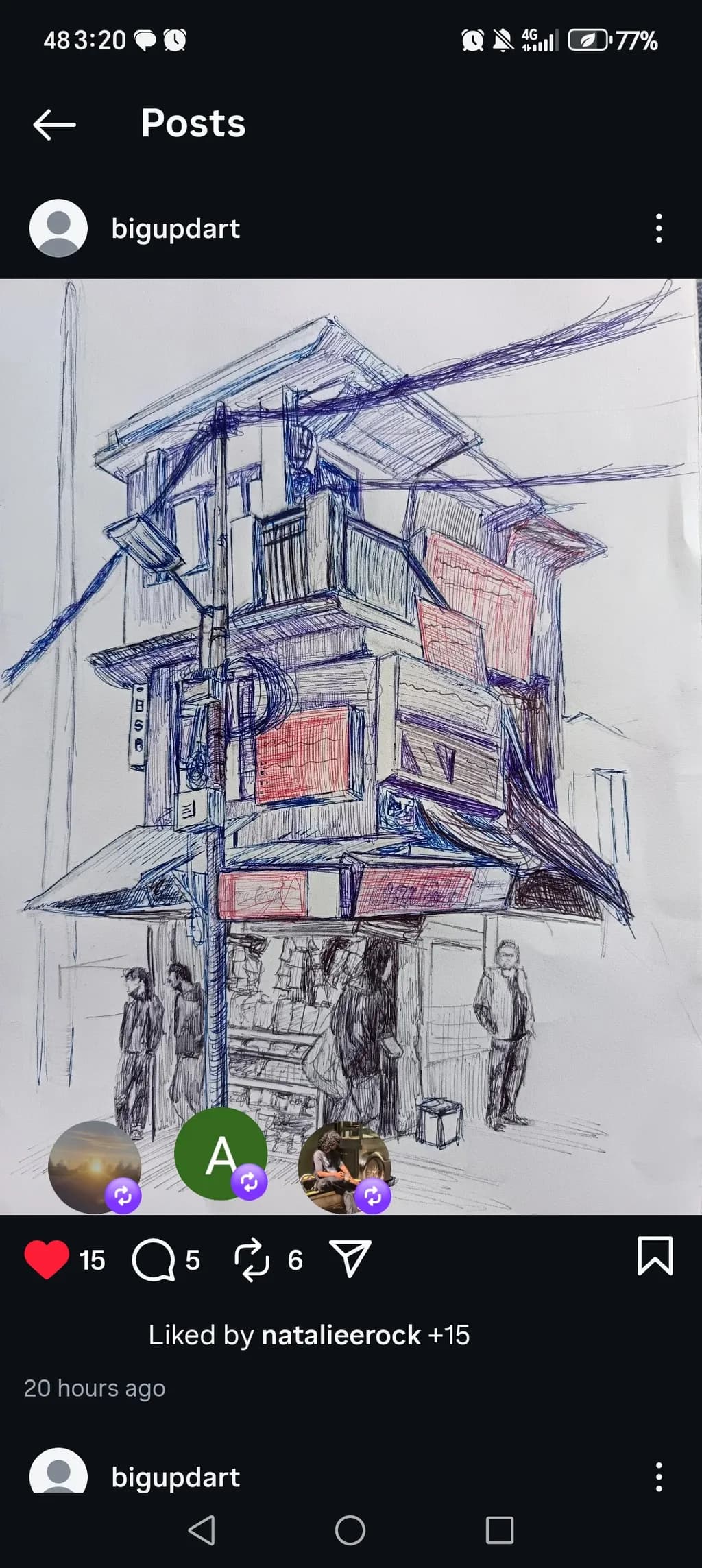 Urban Corner Sketch