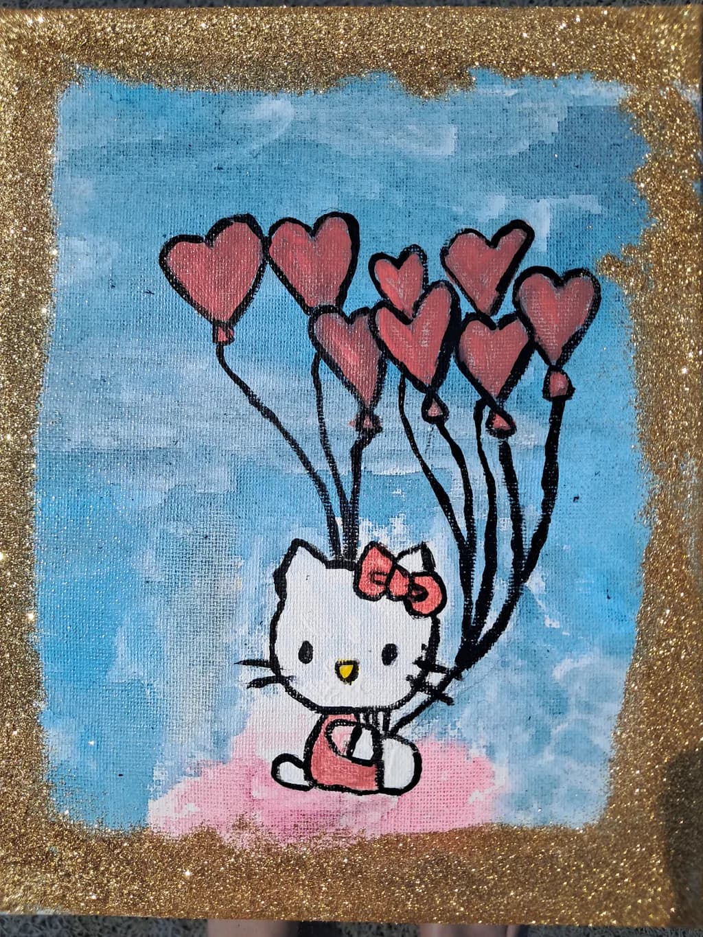 Heart Balloon Kitty