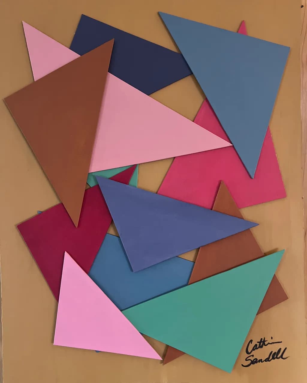 Colorful Triangle Montage