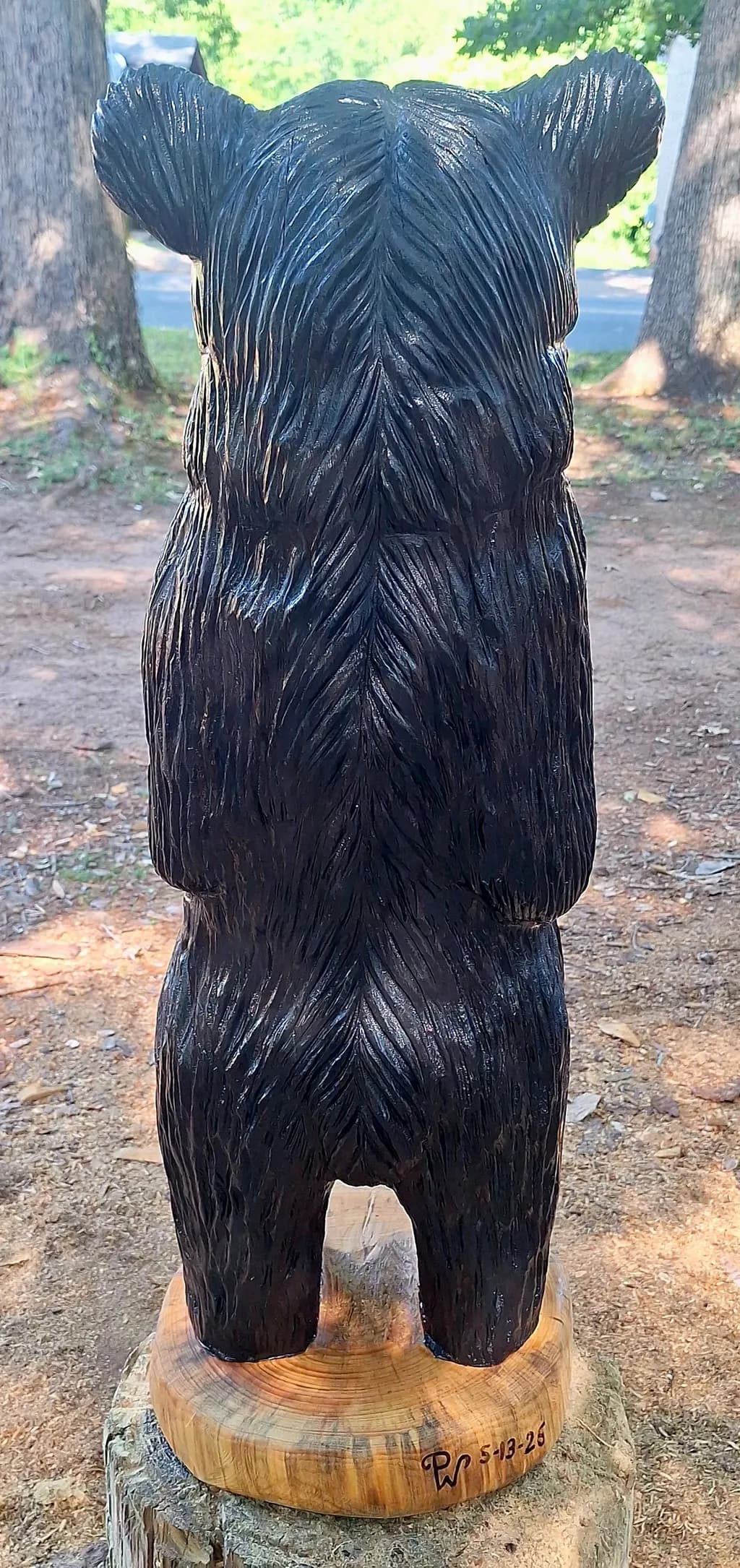 Standing Black Bear