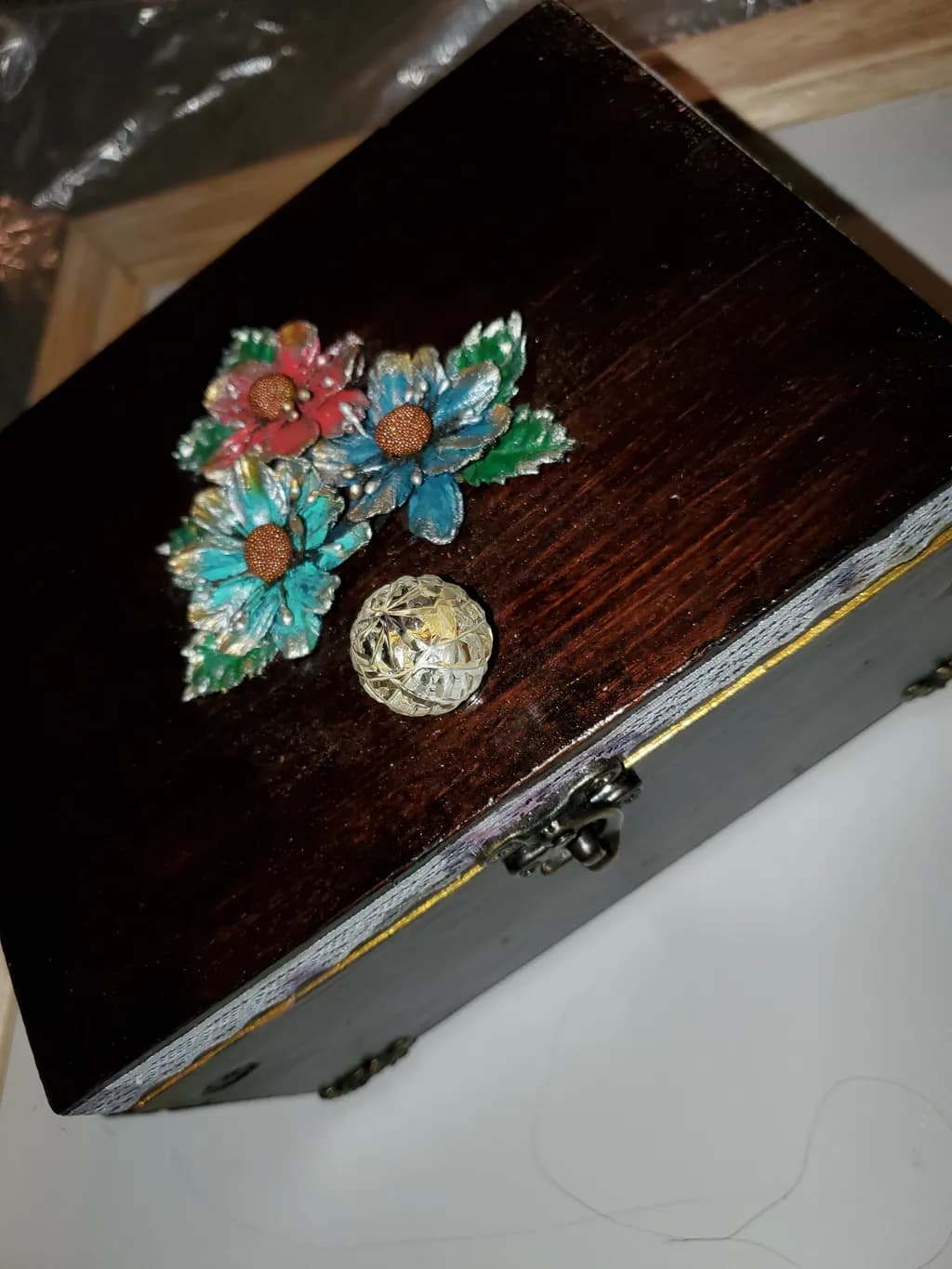 Floral Keepsake Box