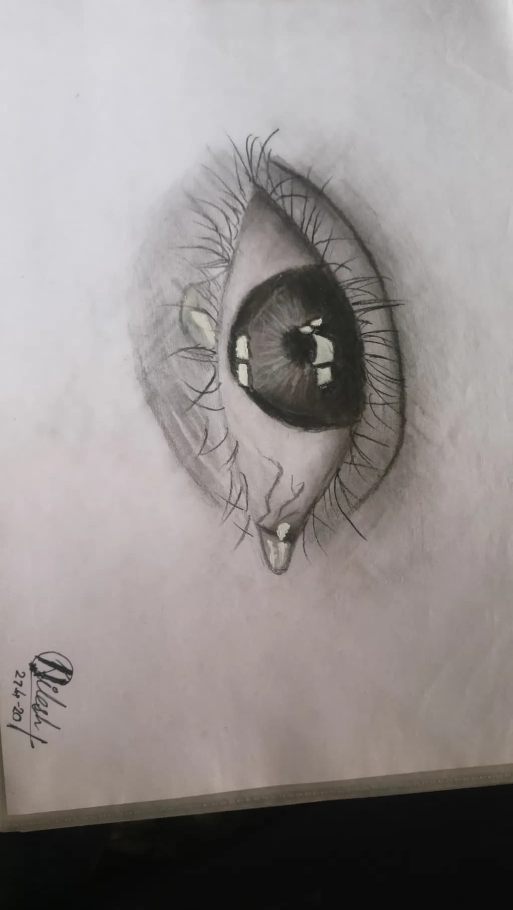 Tearful Gaze