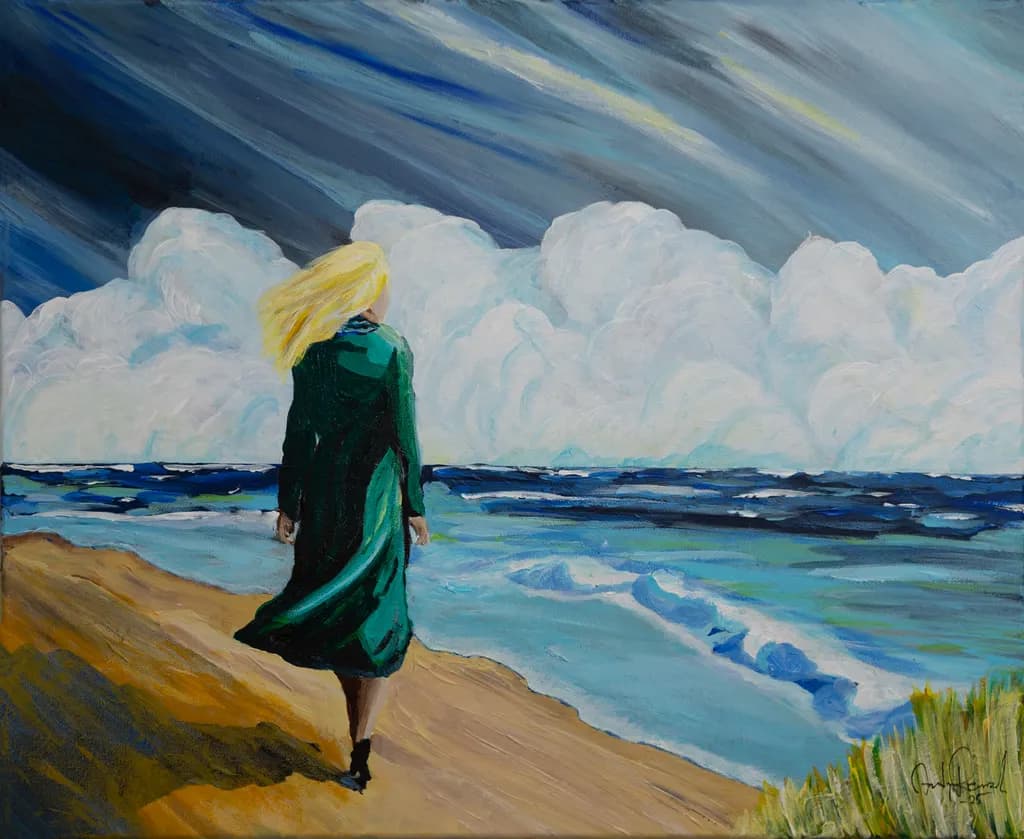 She and the Baltic Sea