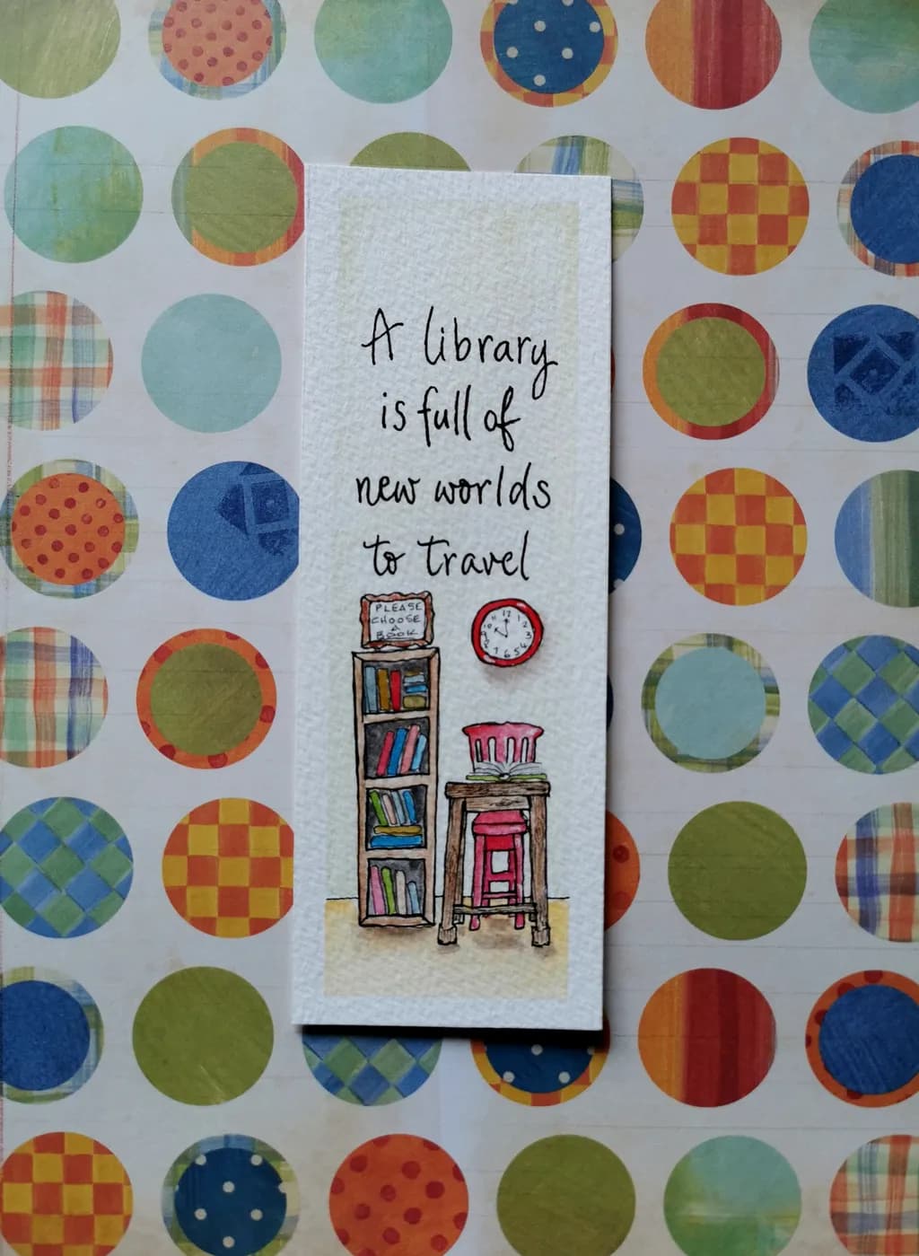 Library Travel Bookmark