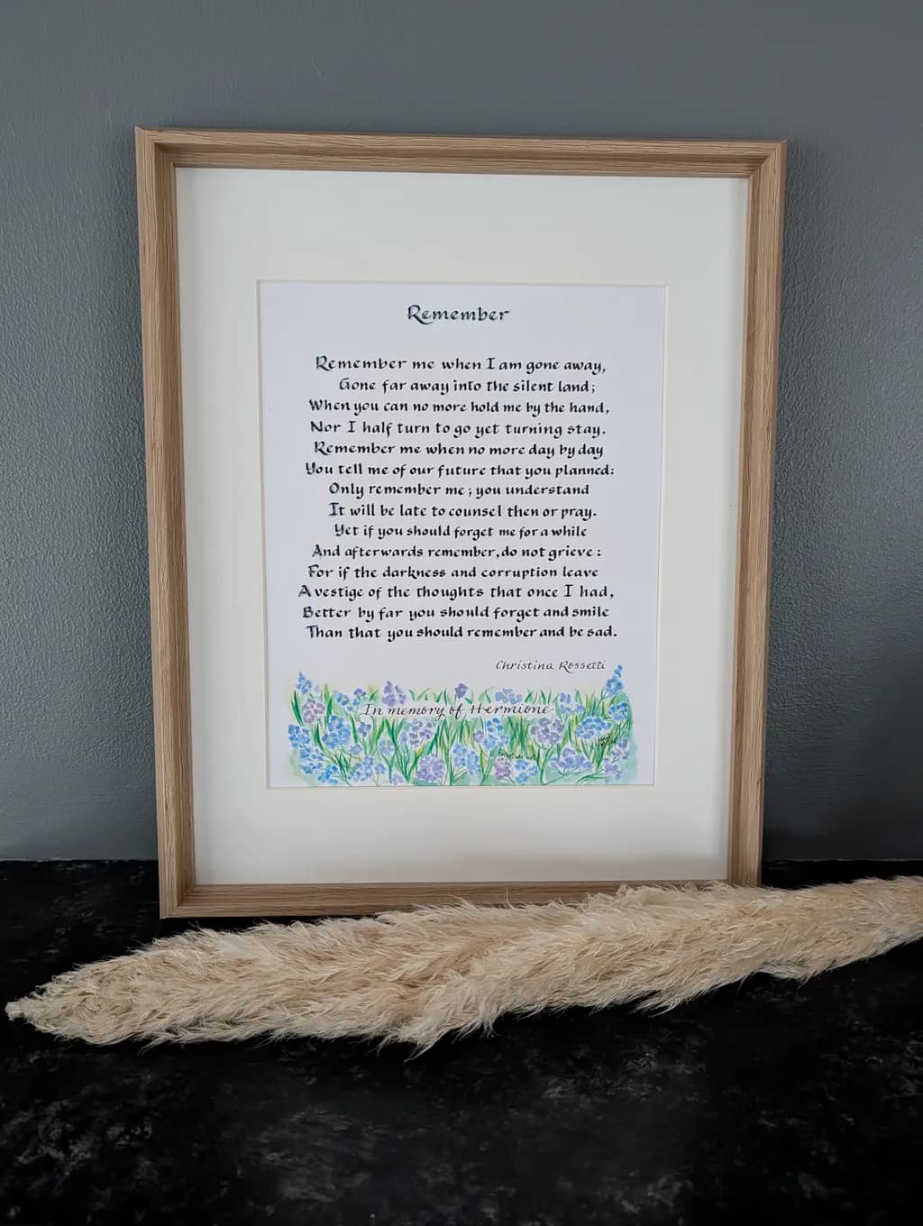 Remember Poem Memorial
