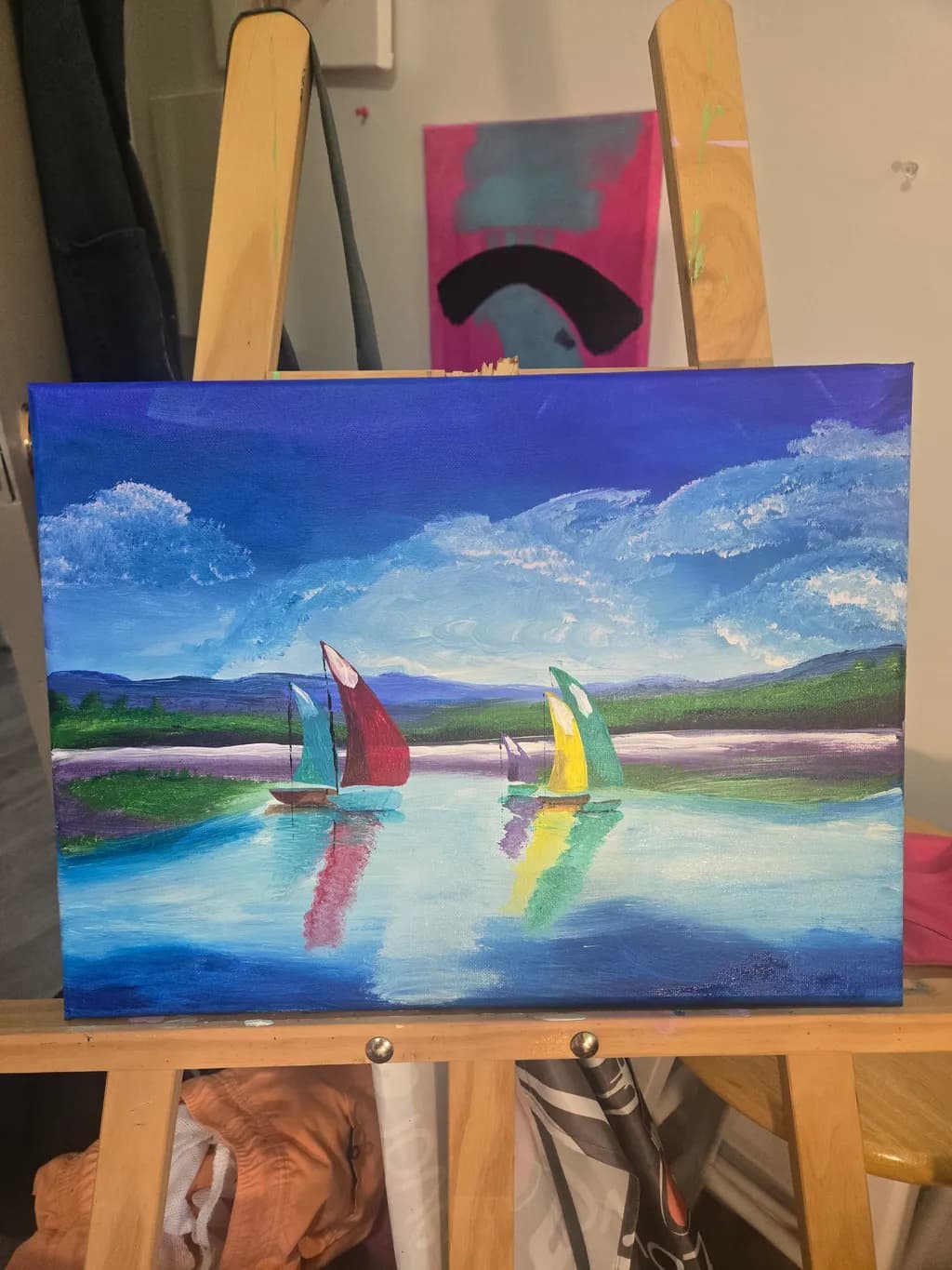 Sailboats on Water