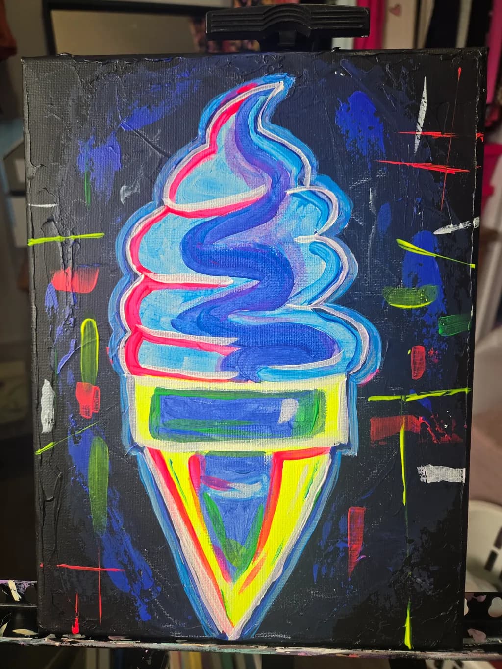 Neon Ice Cream