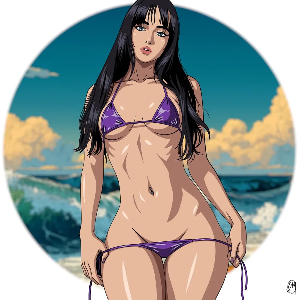 Kristy in Purple