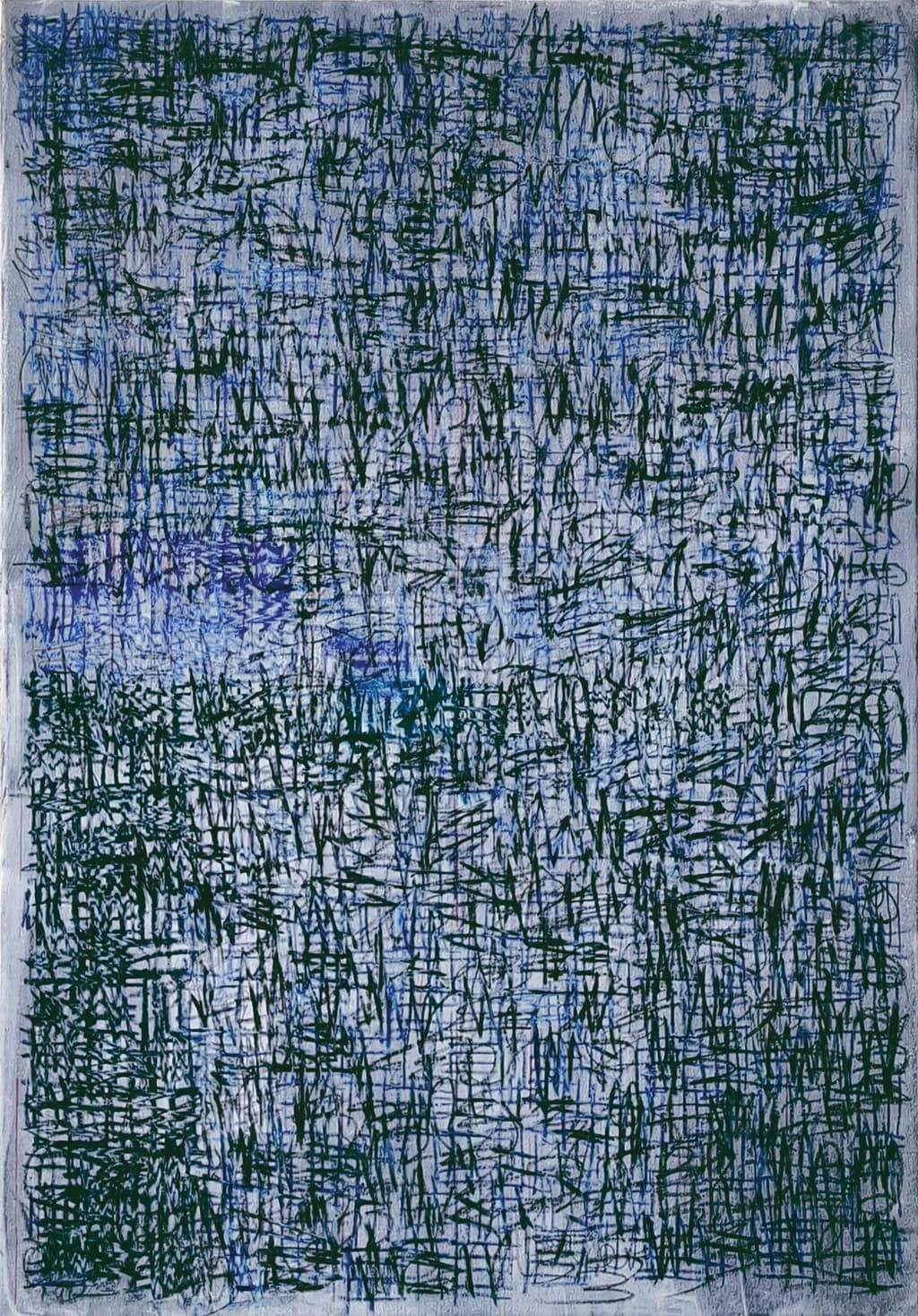 Rain, acrylic on canvas 2025