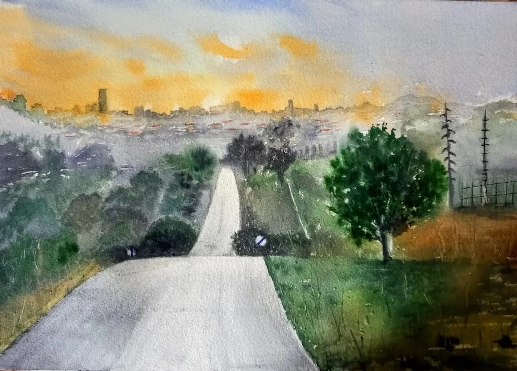 Morning Horizon Road