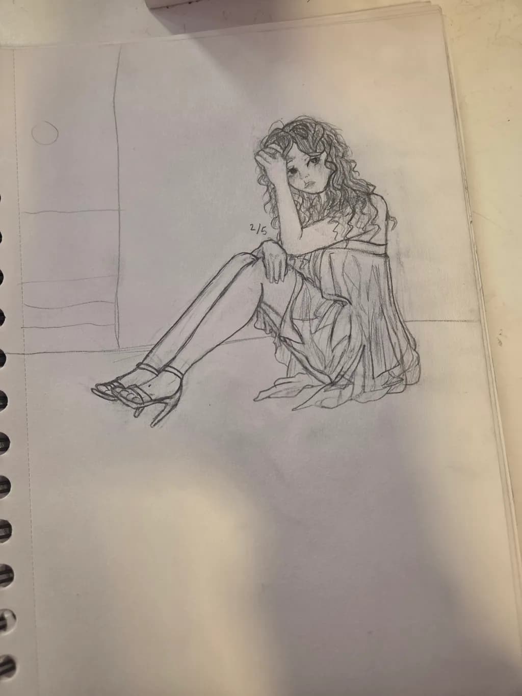 Pensive in Lace