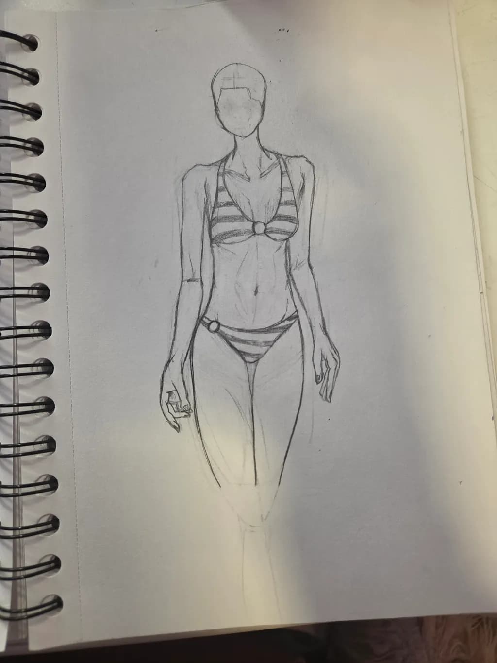 Striped Bikini Figure