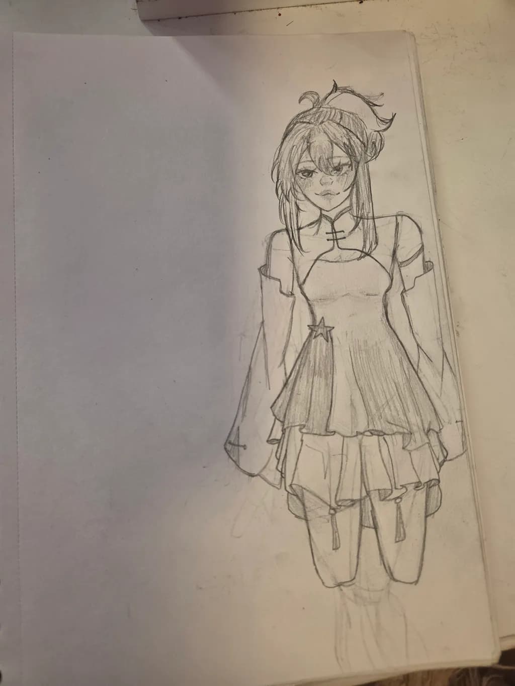 Starbound Outfit Sketch