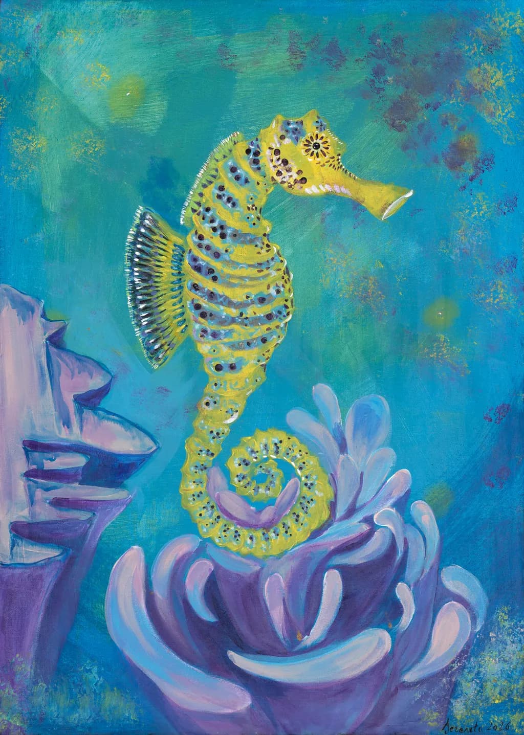 Spiraled Seahorse