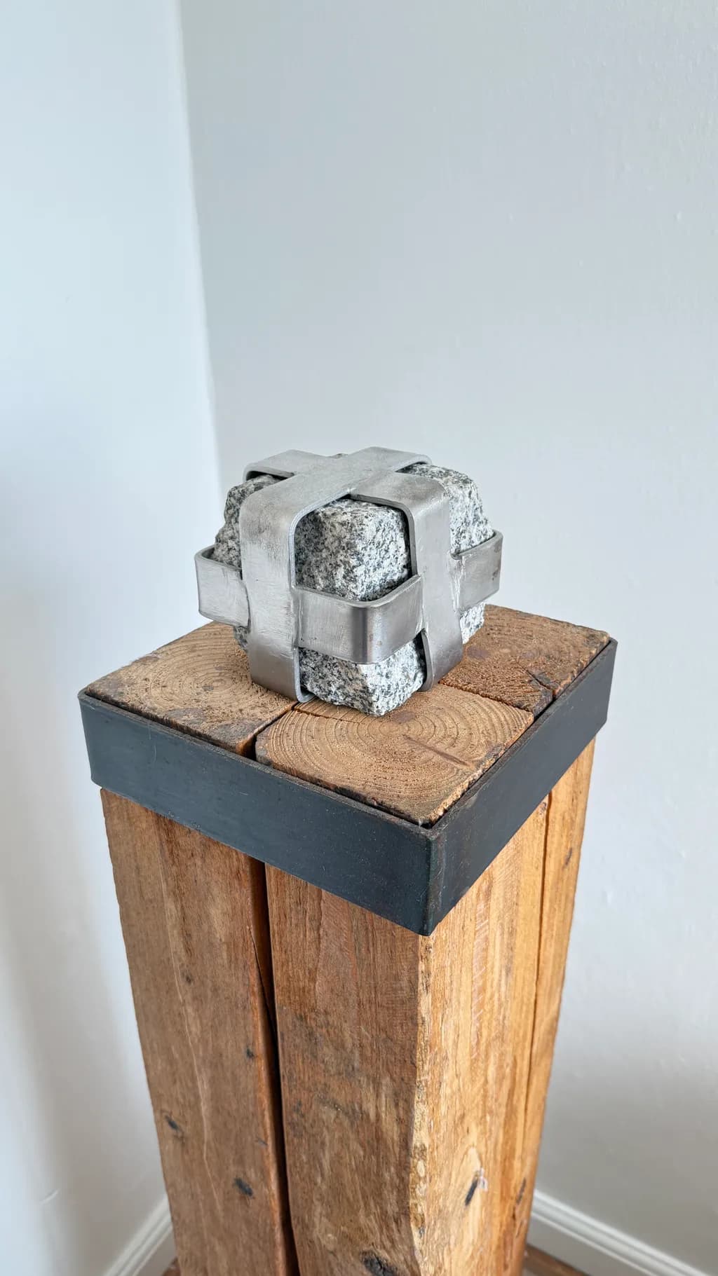 Anchored Stone Cube