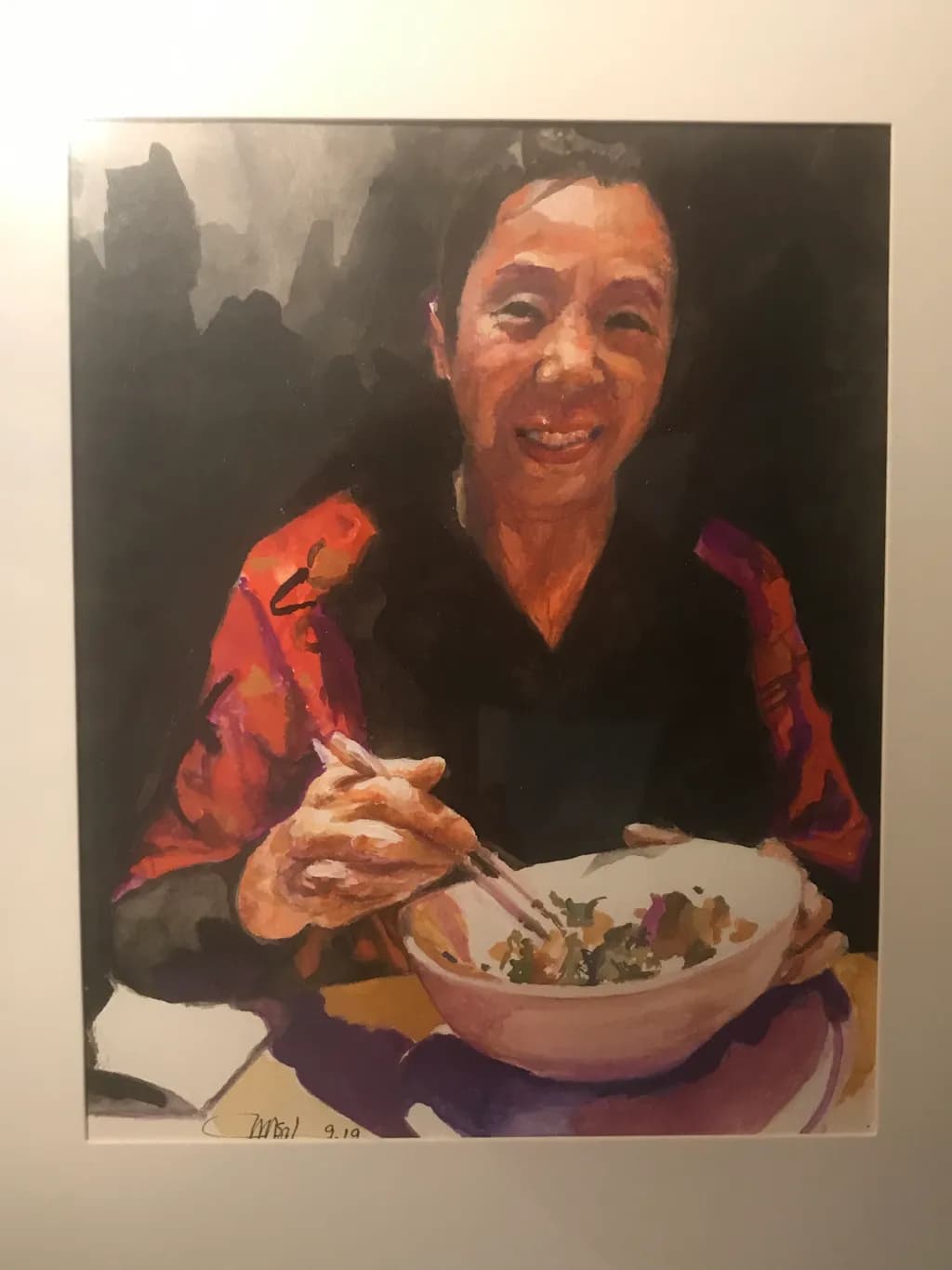 Chopsticks Meal Portrait