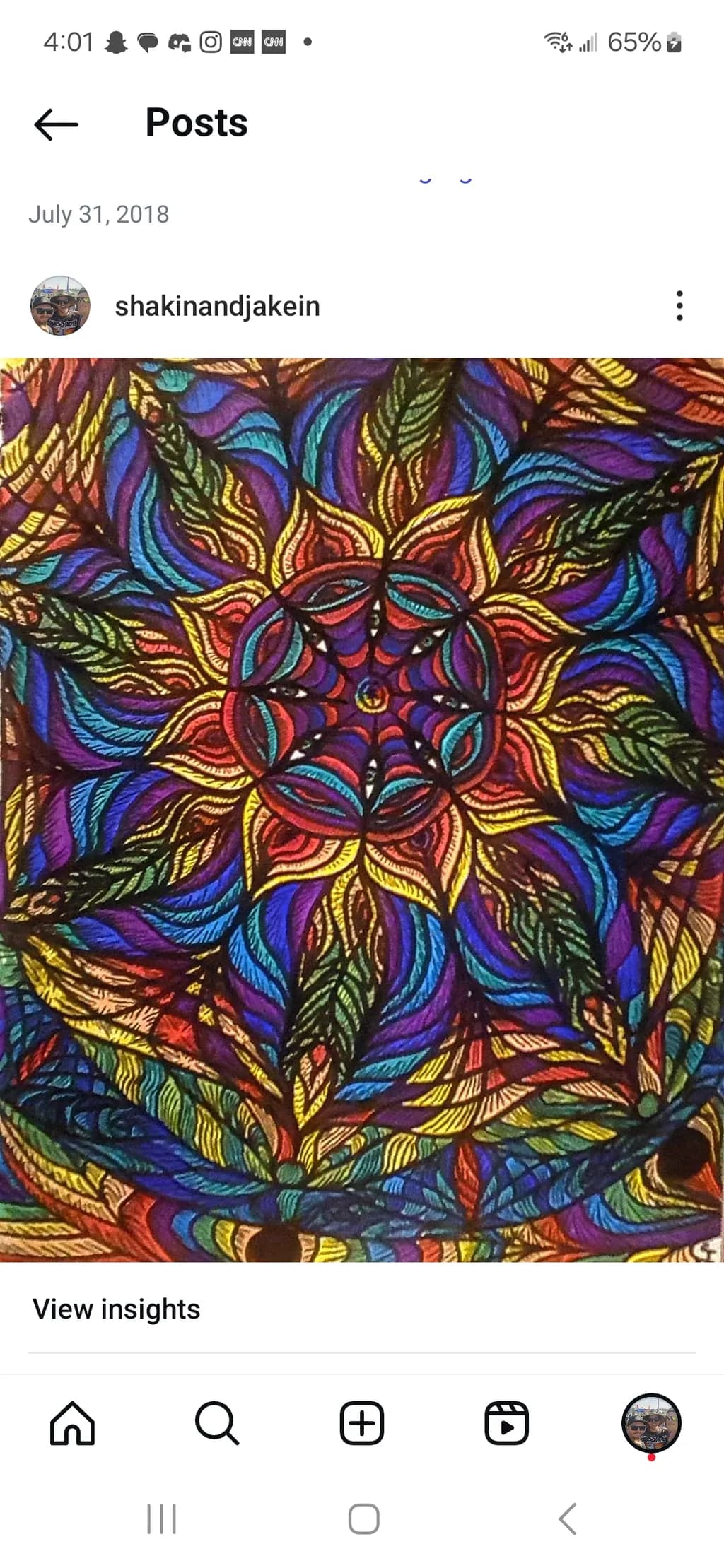Kaleidoscope Spiral