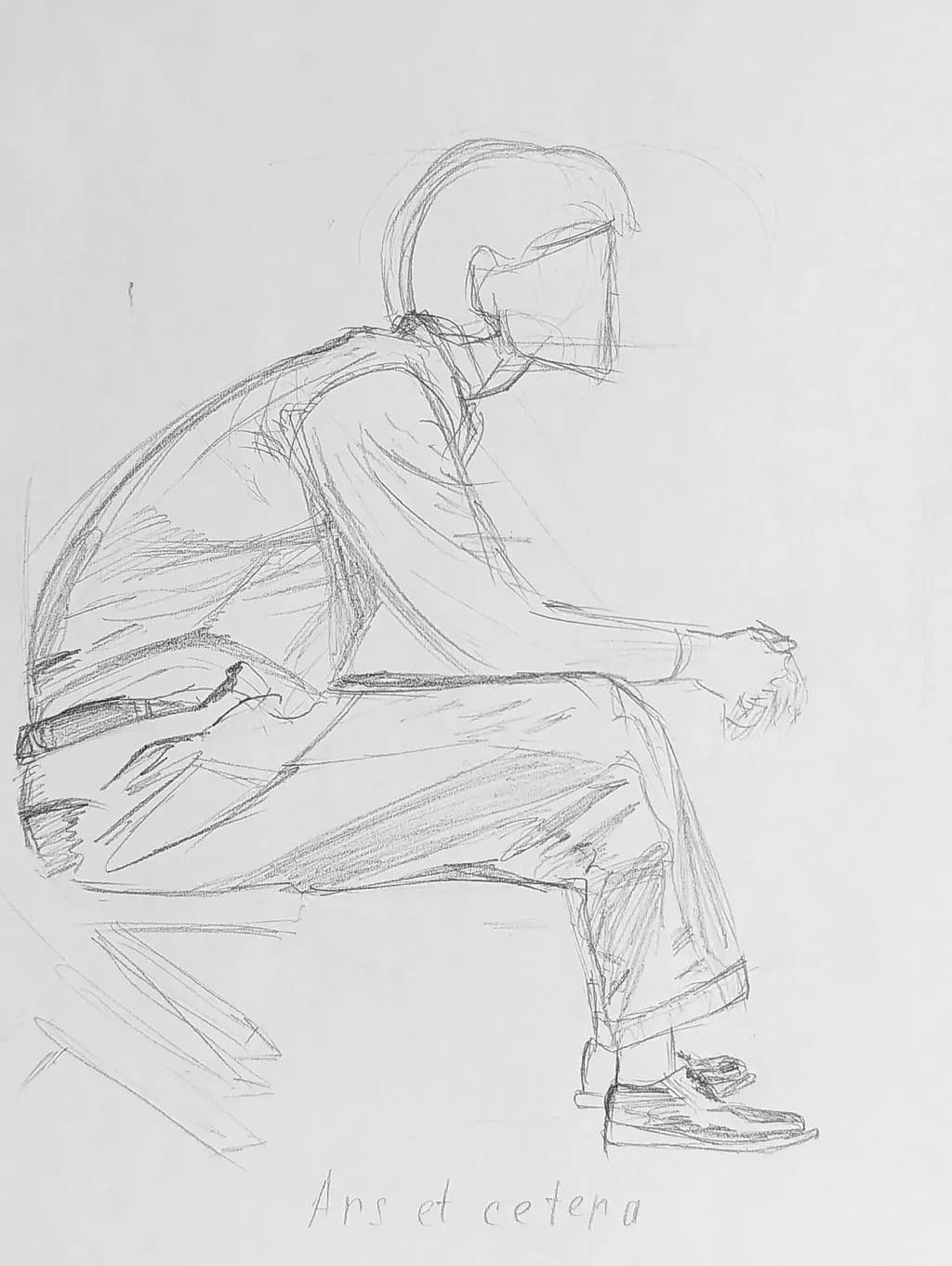 Contemplative Figure