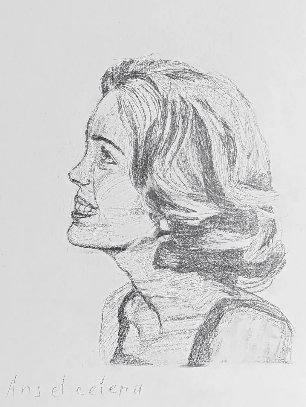 Profile in Pencil