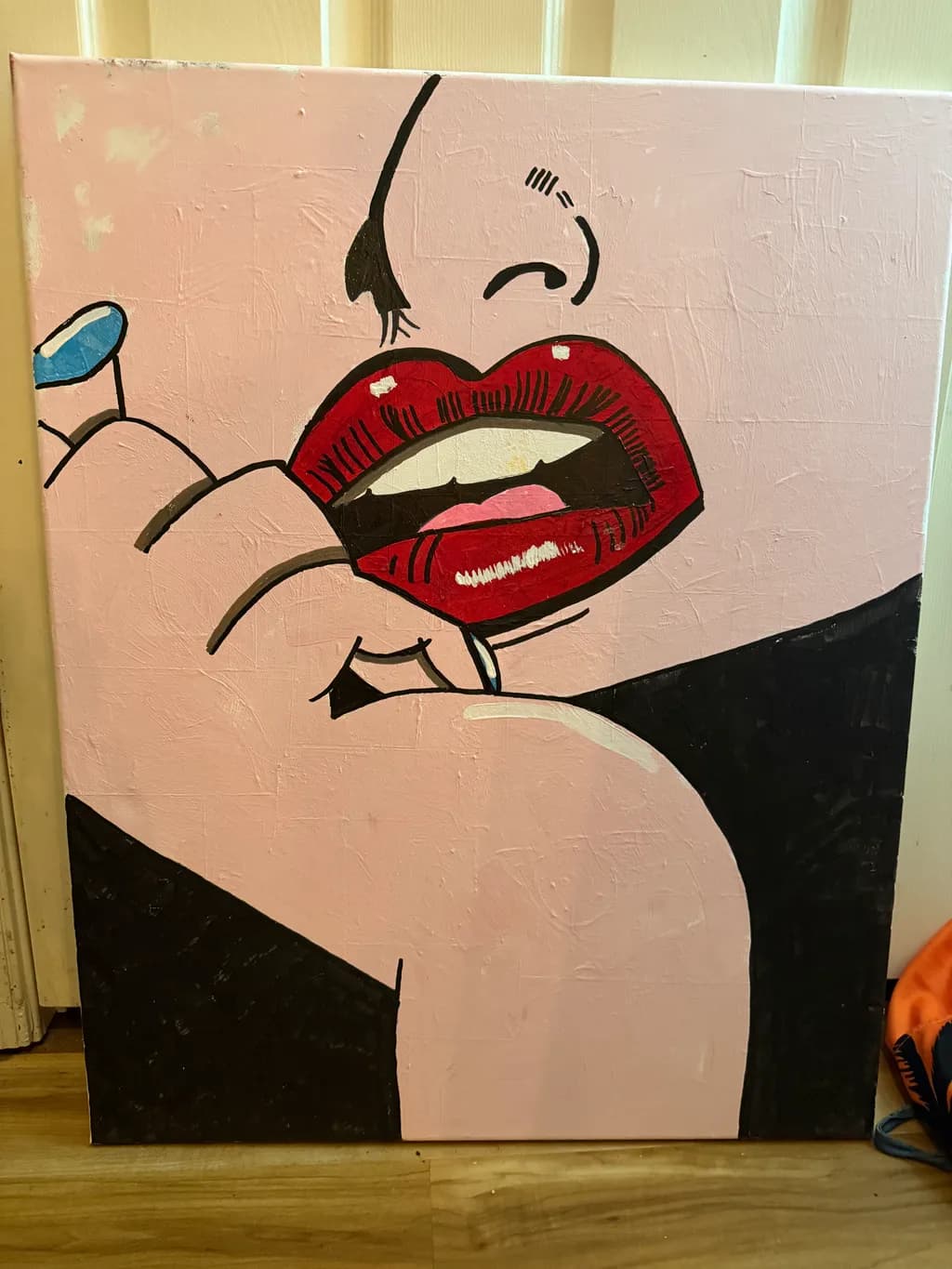 Red Lips Close-Up