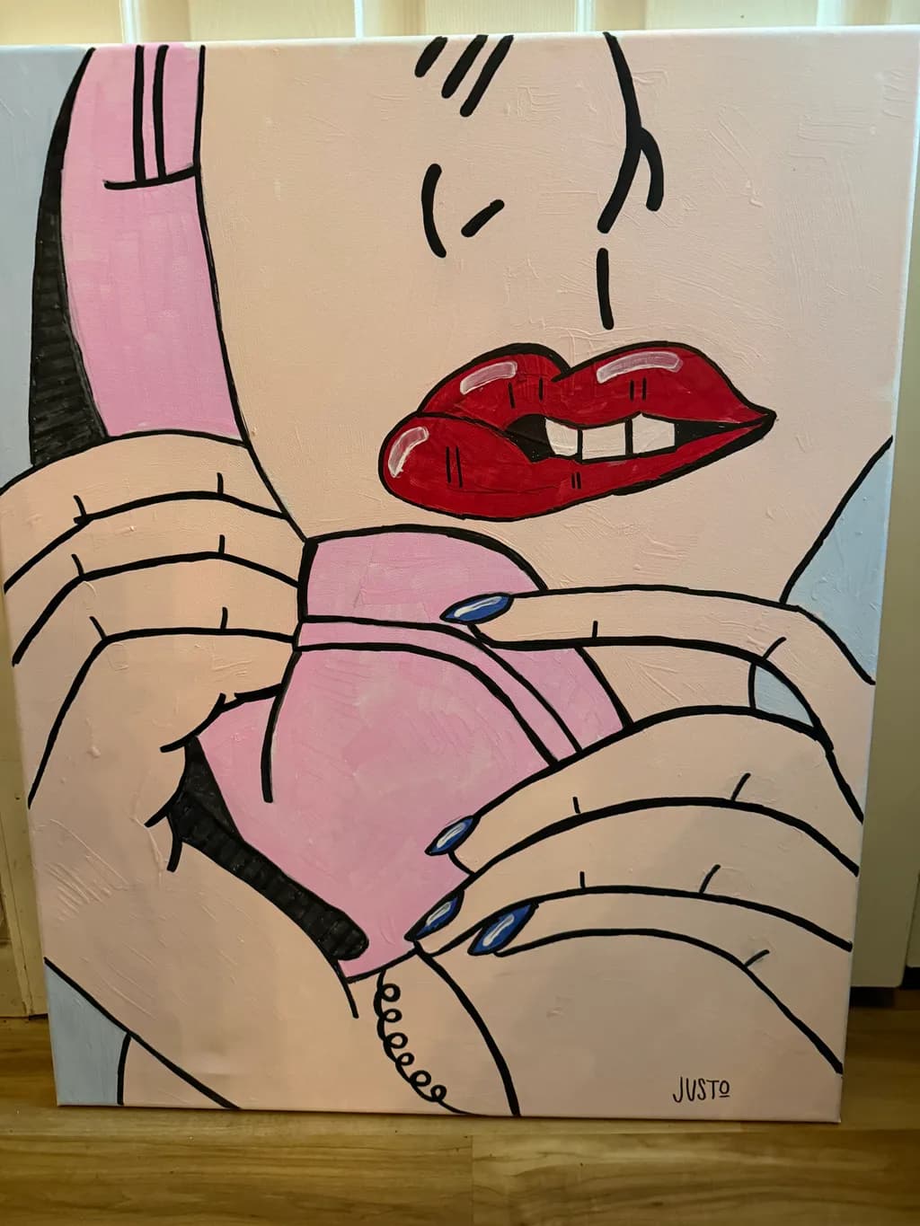 Pink Telephone Call