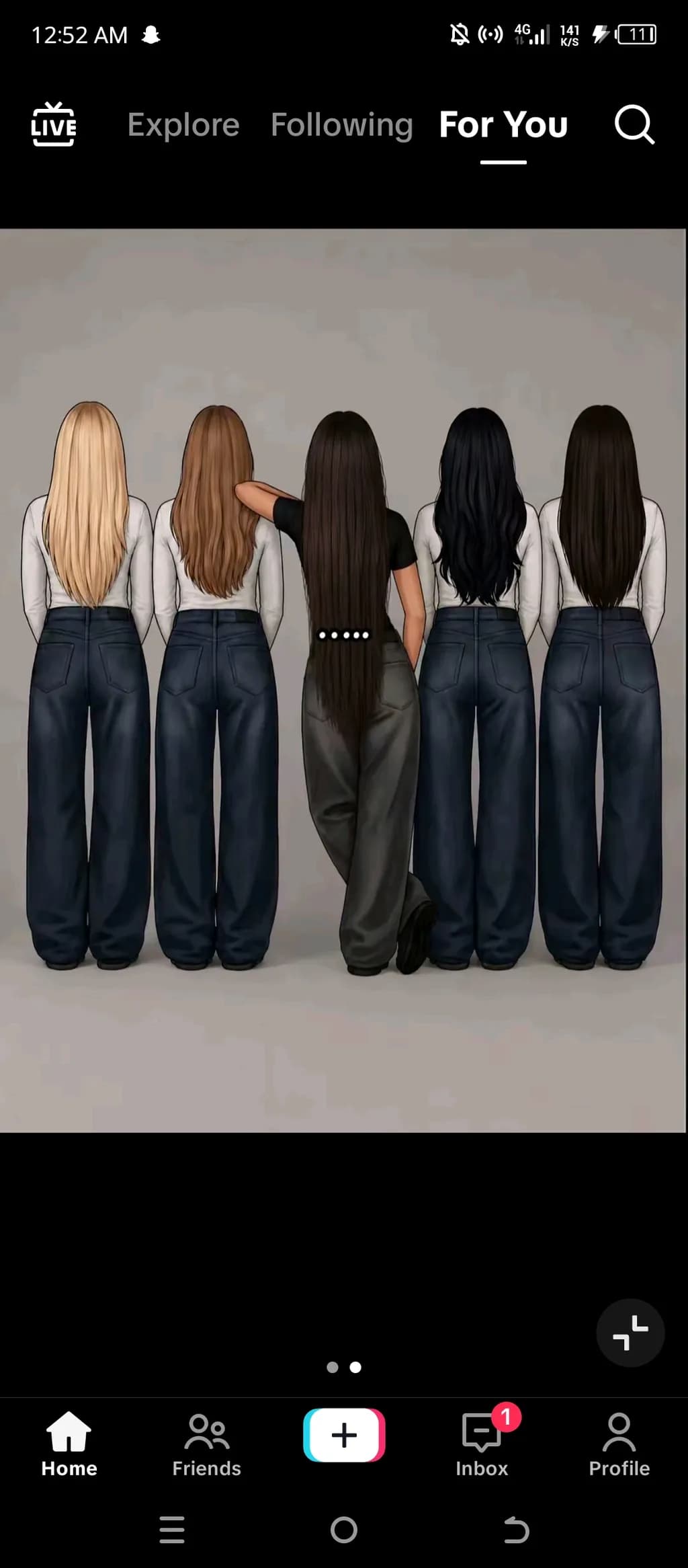 Five Shades Back View