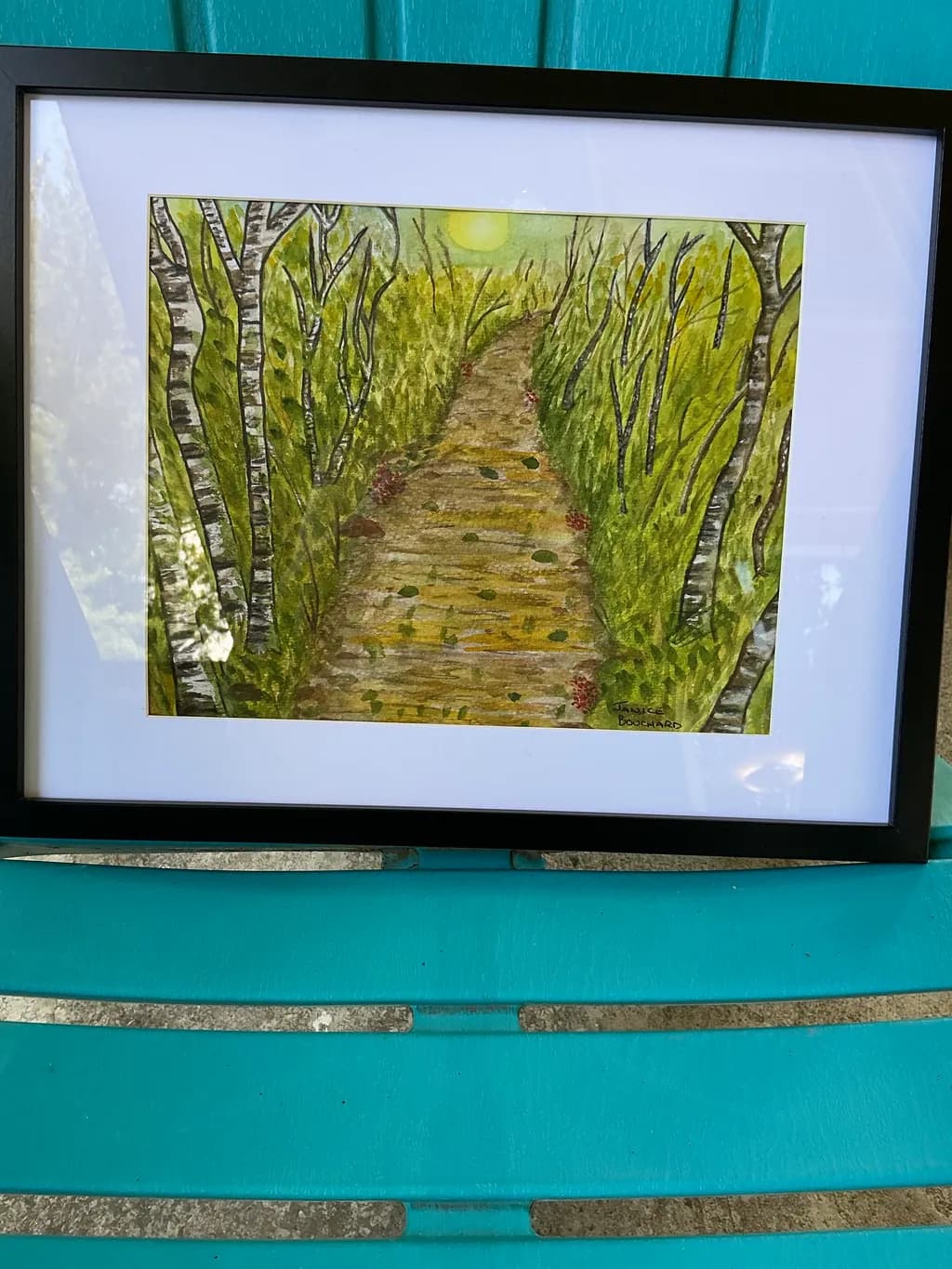 Sunlit Forest Path