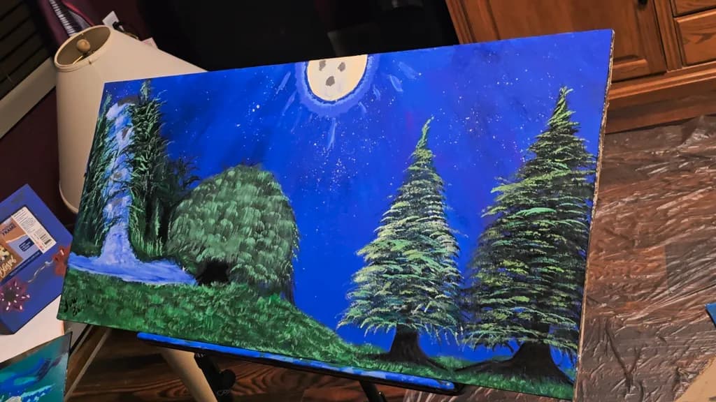 Moonlit Pines