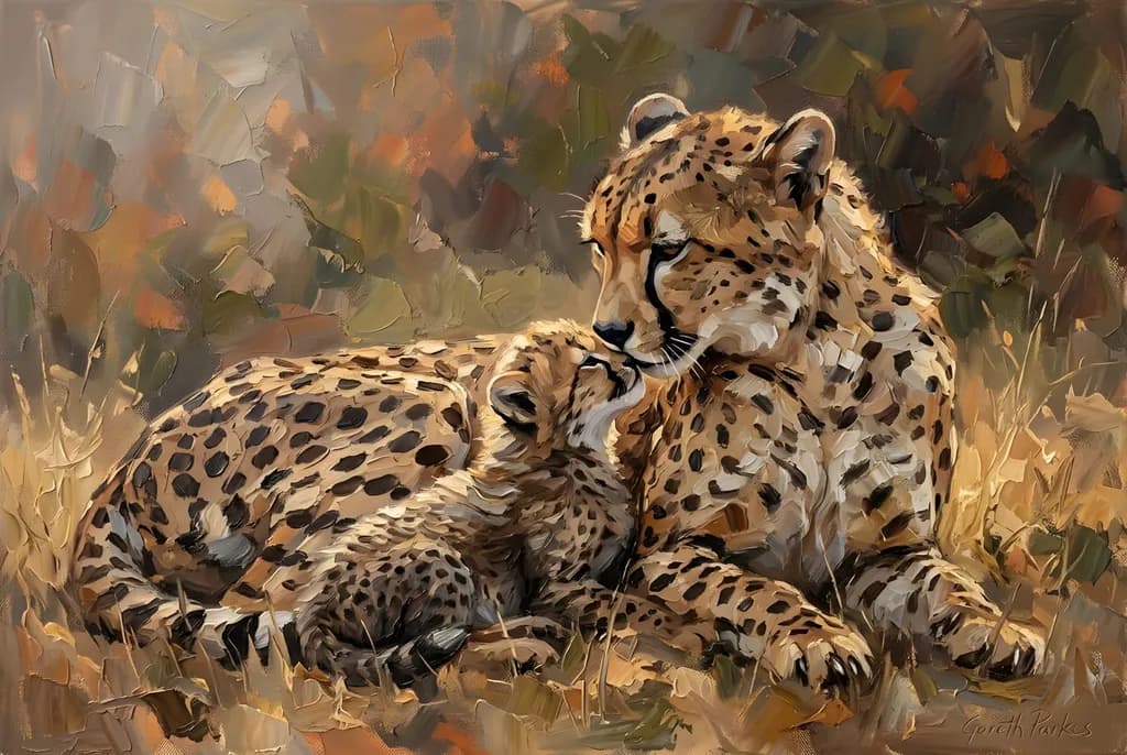 Cheetah Embrace