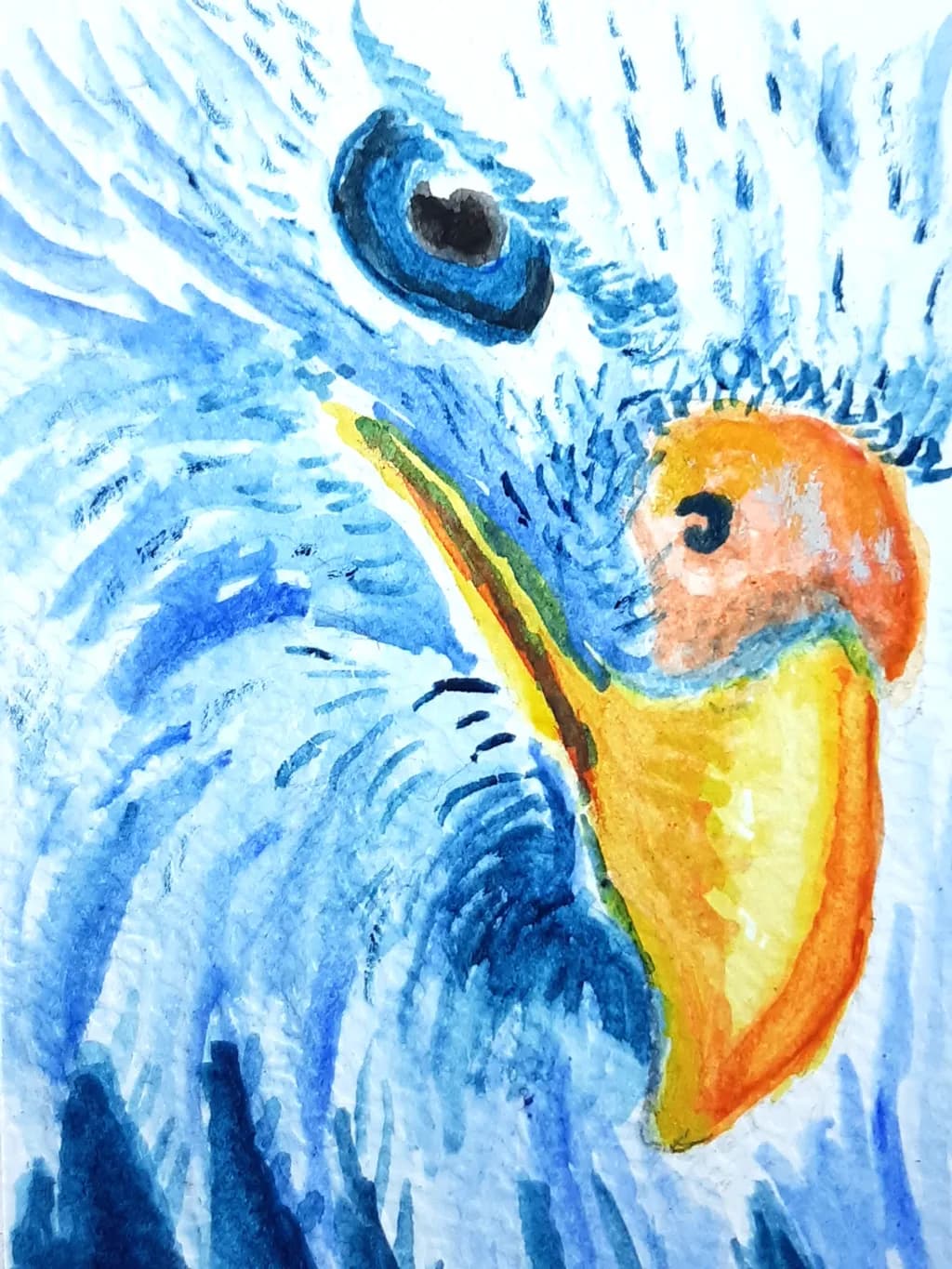 Blue Eagle Close-Up