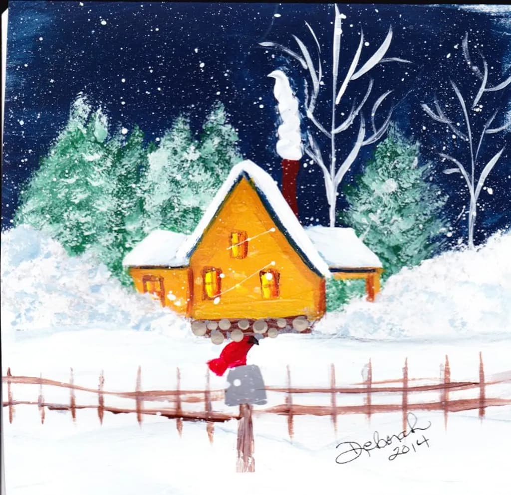 Winter Cottage Glow